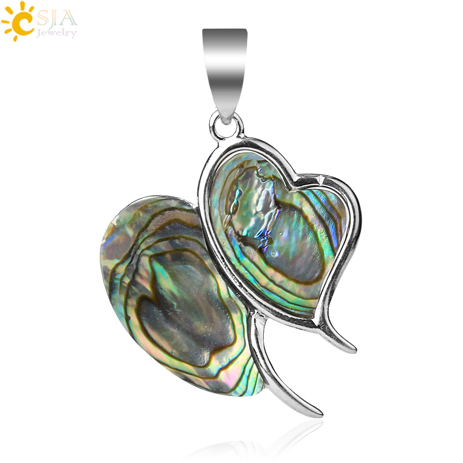 Jewelry Making New Zealand - CSJA doğal yeni zelanda çift kalp