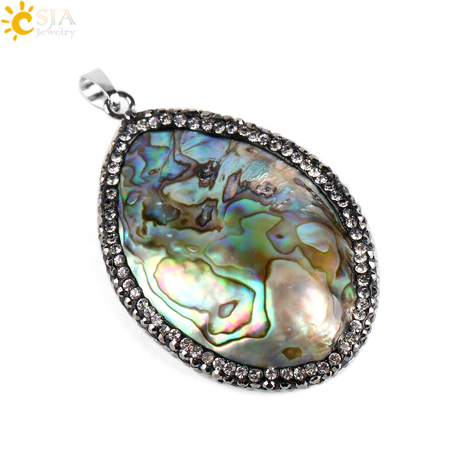 Jewelry Making New Zealand - CSJA Yeni Zelanda Doğal Abalone Istiridye