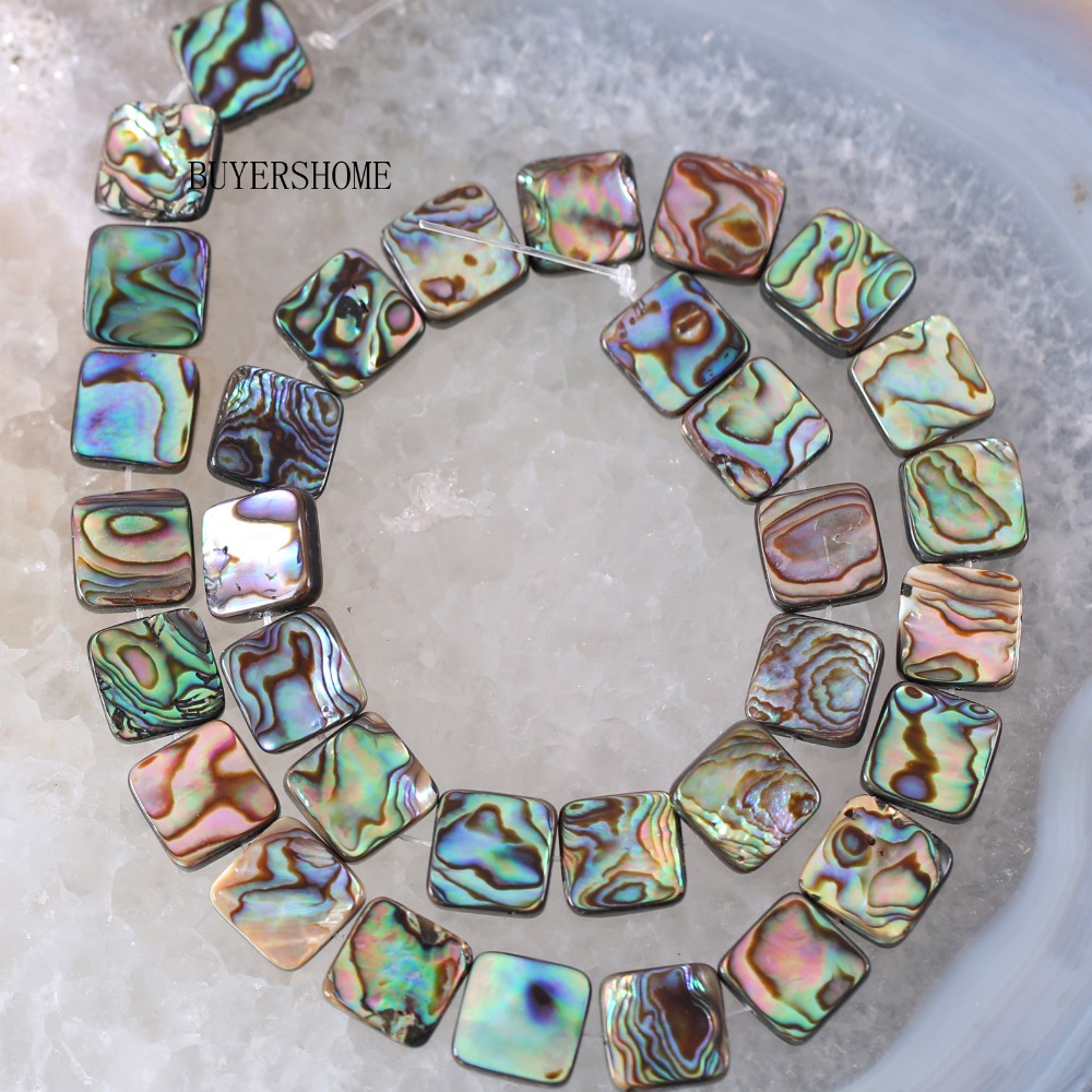 Jewelry Making New Zealand - Mavi 12MM doğal yeni zelanda Abalone