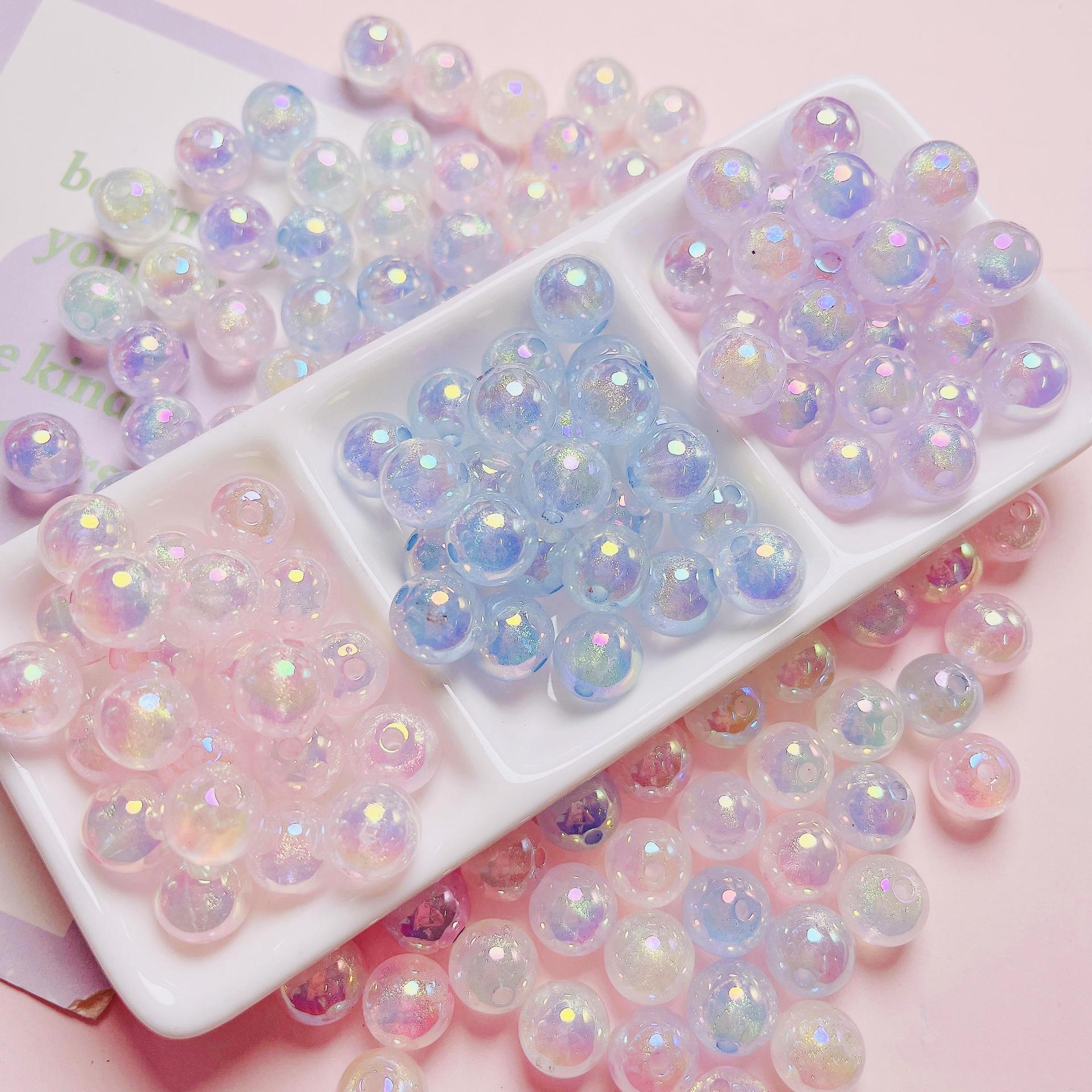 Jewelry Making Ideas With Beads - 10 adet yüksek kalite şeffaf Glitter