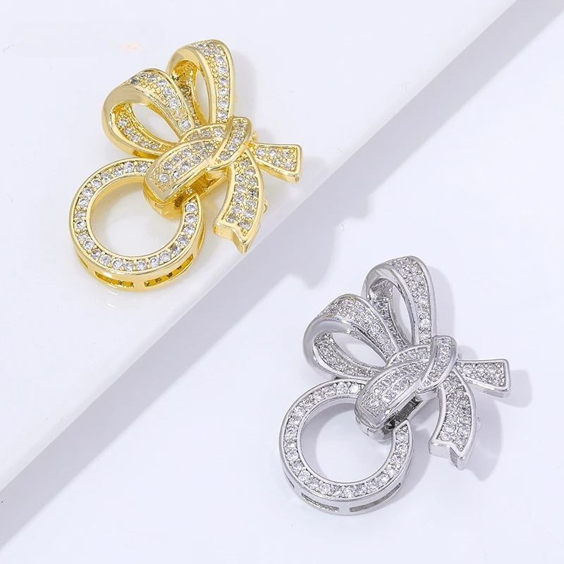 Jewelry Making Equipment - 18K Altın Kaplama İnci Klipsler Konnektörler