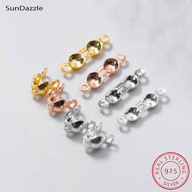 Jewelry Making School - 4 adet Hakiki Saf 925 Ayar