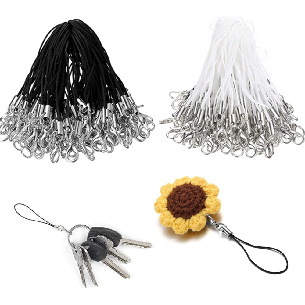 Jewelry Making Equipment - 50/100 adet siyah beyaz kayış Charm