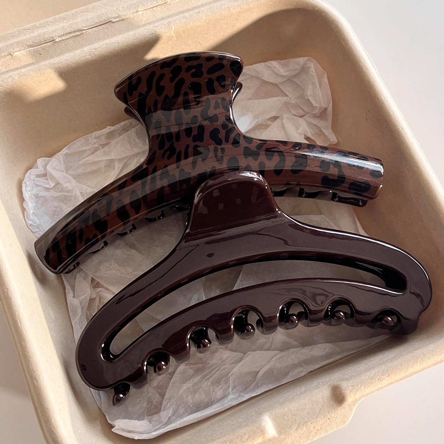Jewelry Making For Adults - 2 adet Vintage Leopar Desenli Ark