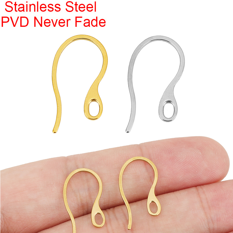Jewelry Making Earring Supplies - 20 adet Hipoalerjenik Paslanmaz Çelik Küpe