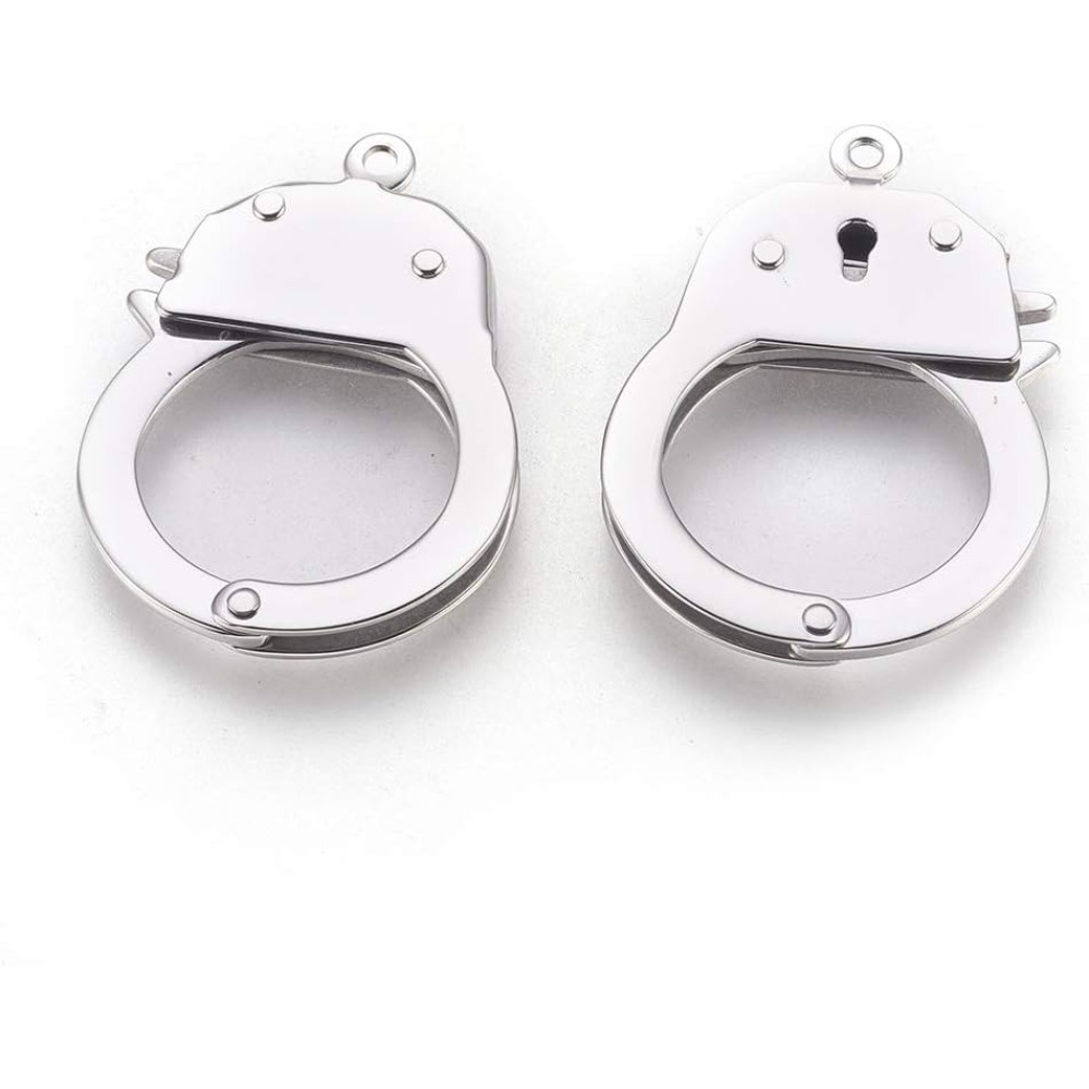 Jewelry Making Charms - 1 adet Paslanmaz Çelik Kelepçe Tokaları