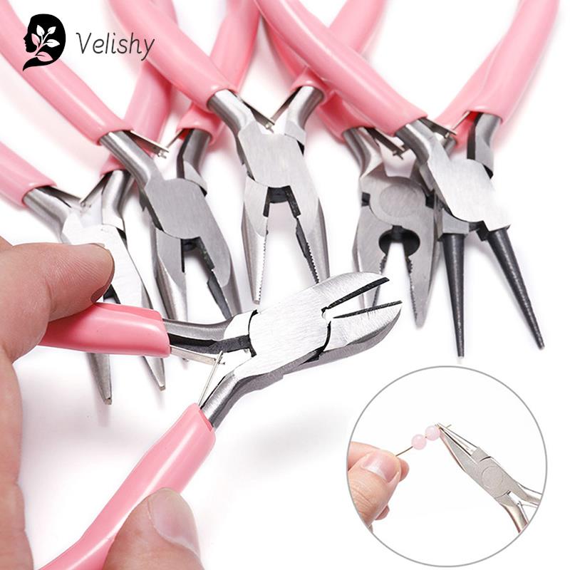 Jewelry Making Round Nose Pliers - 1 adet Mini pense diyagonal yuvarlak
