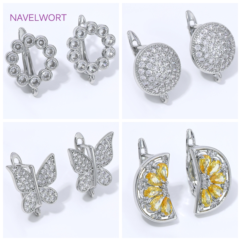 Jewelry Making Set - 18 Ayar Altın Kaplama Yelpaze Şeklinde