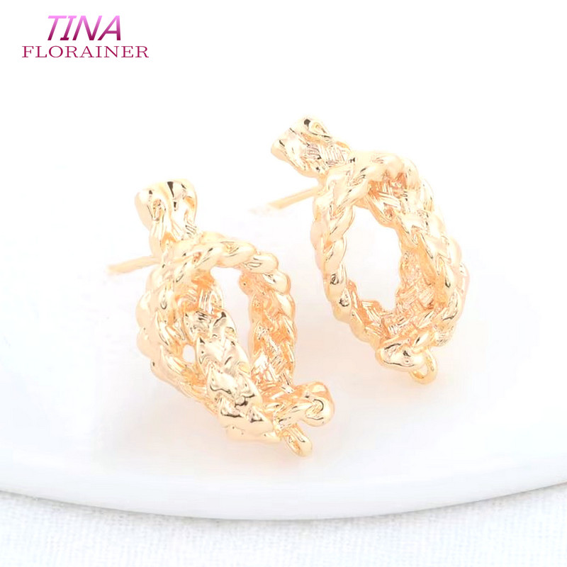 Jewelry Making Set - 12.5*23MM 14K altın rengi kaplama pirinç