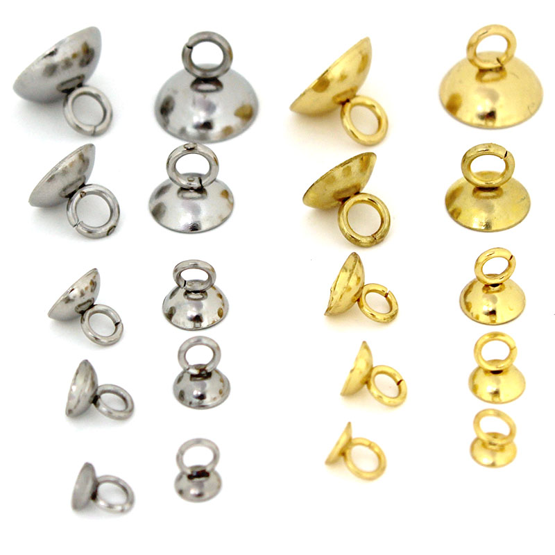 Jewelry Making Charms - 20 adet 4/5/6/8/10mm paslanmaz çelik boncuk