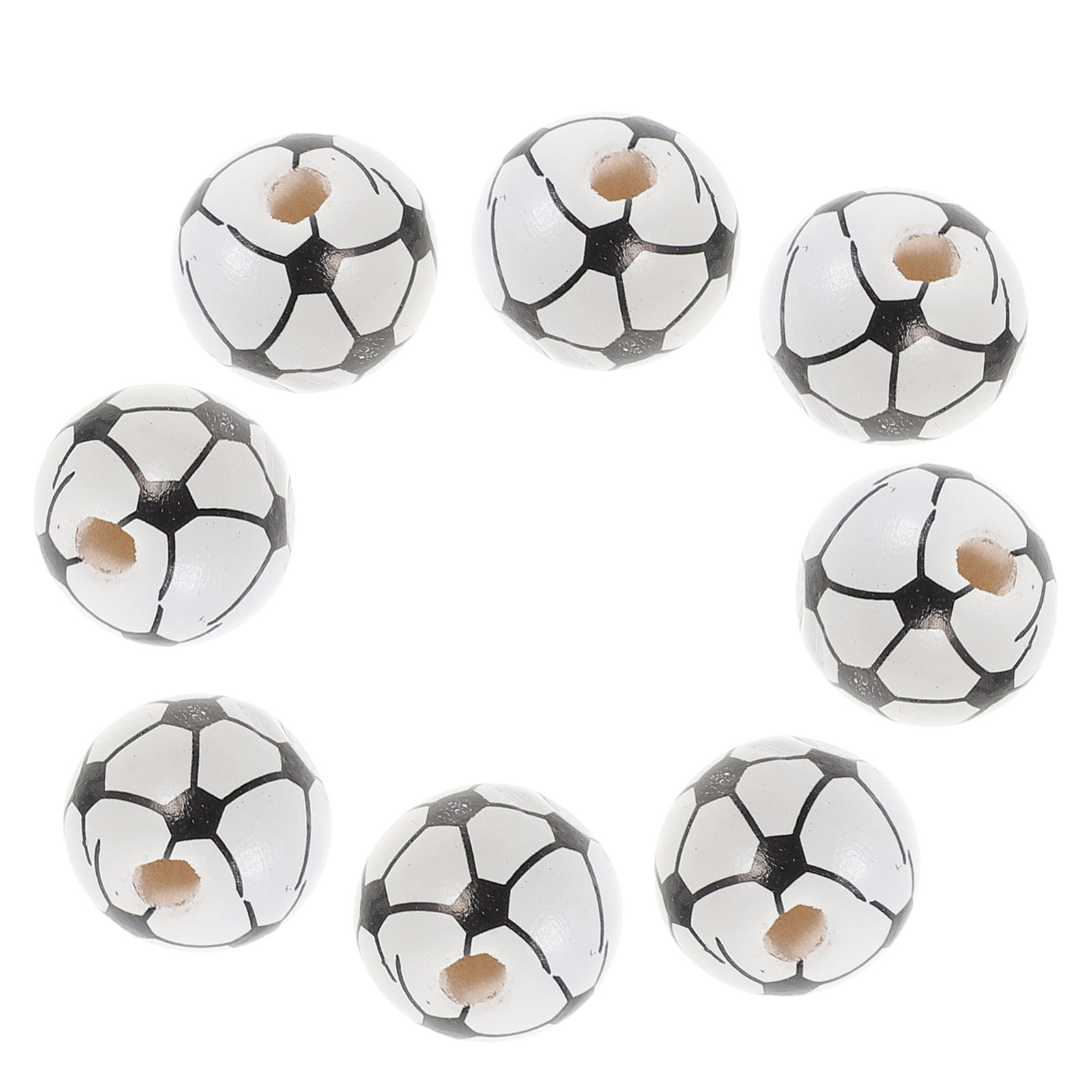 Jewelry Making Ideas With Beads - 50 Adet Dekoratif Ahşap Boncuklar Spor