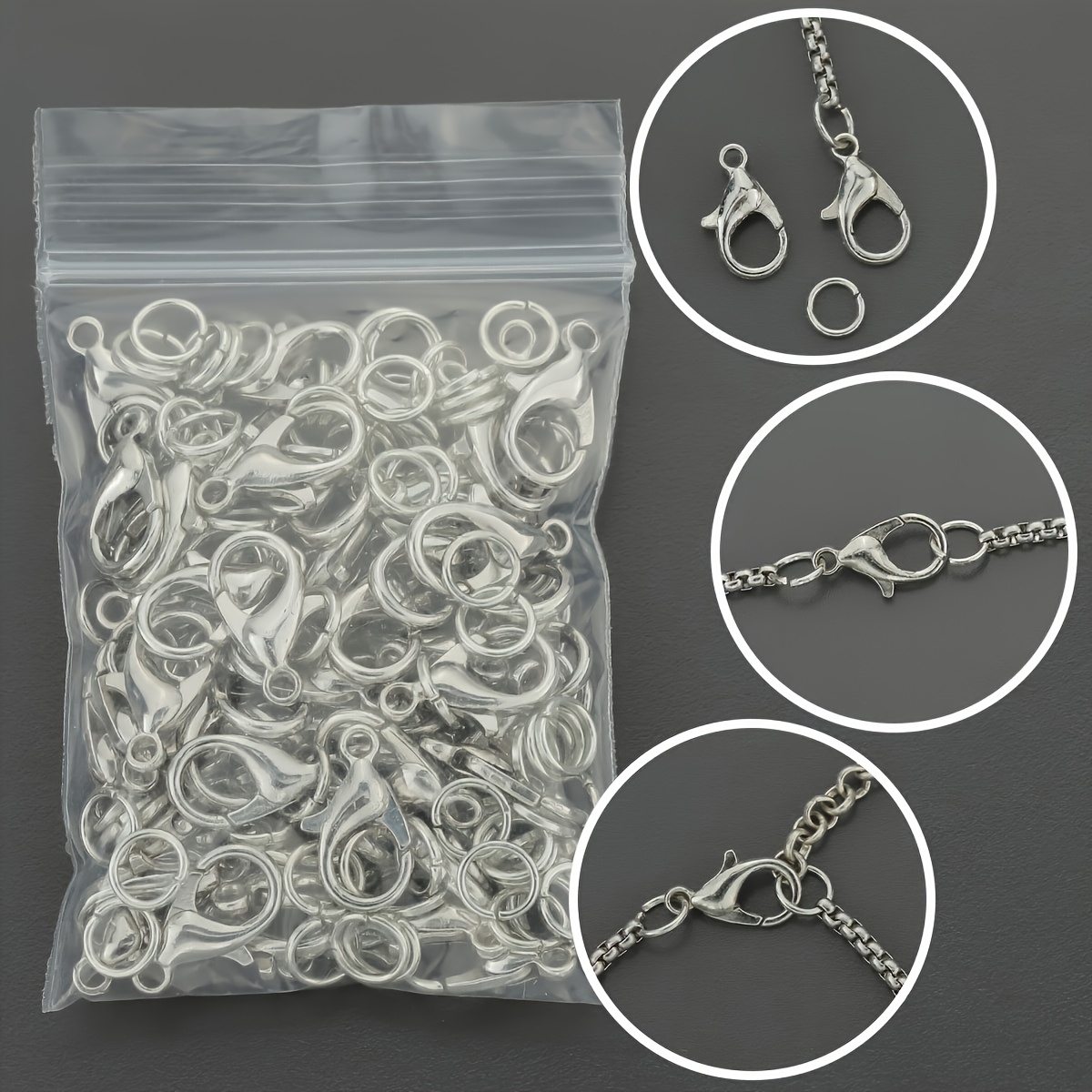 1/2/300 adet Istakoz Klipsleri - Jewelry Making Equipment incelemesi ve fiyatı