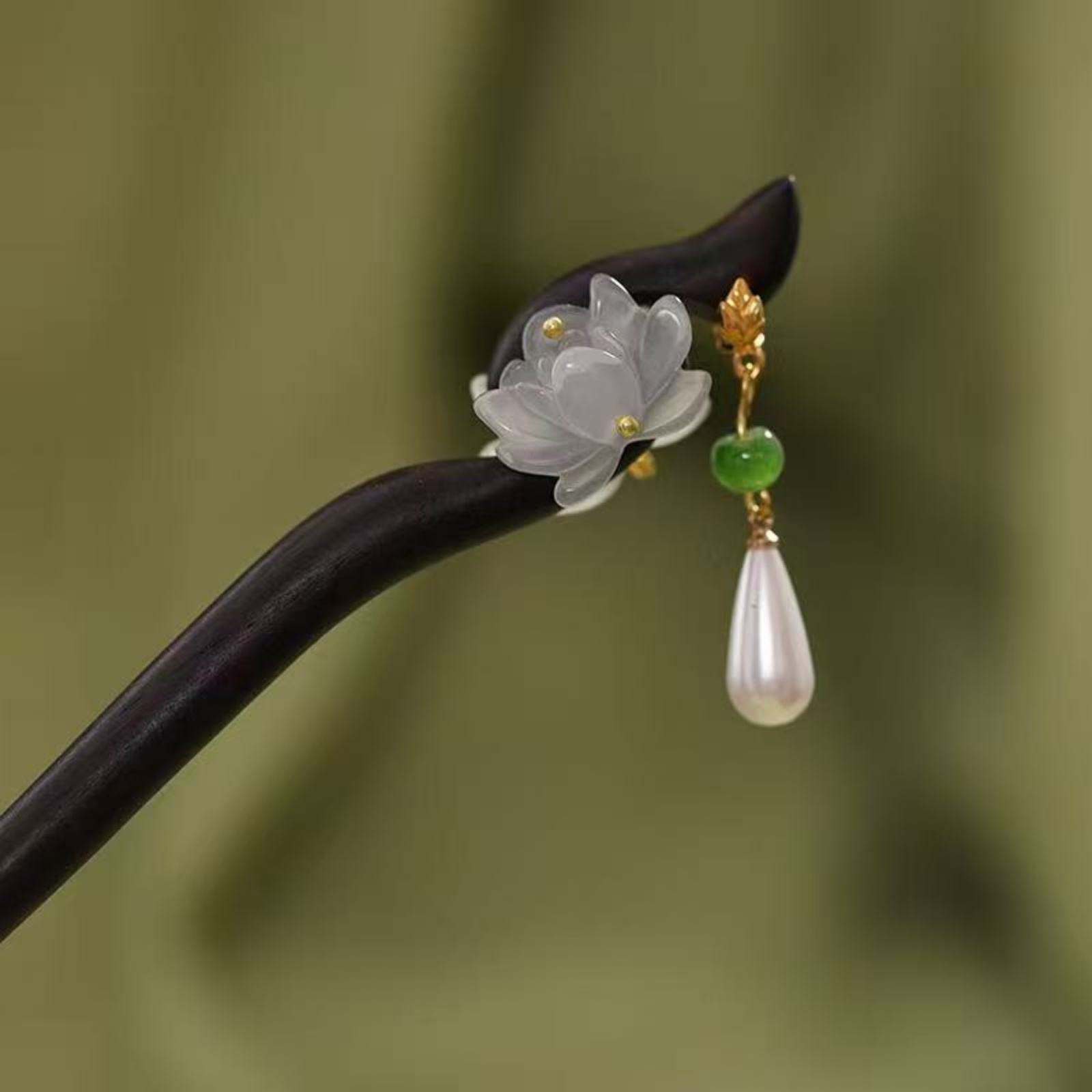 1PC Zarif Lotus Ahşap Saç Toka - Jewelry Making For Adults incelemesi ve fiyatı