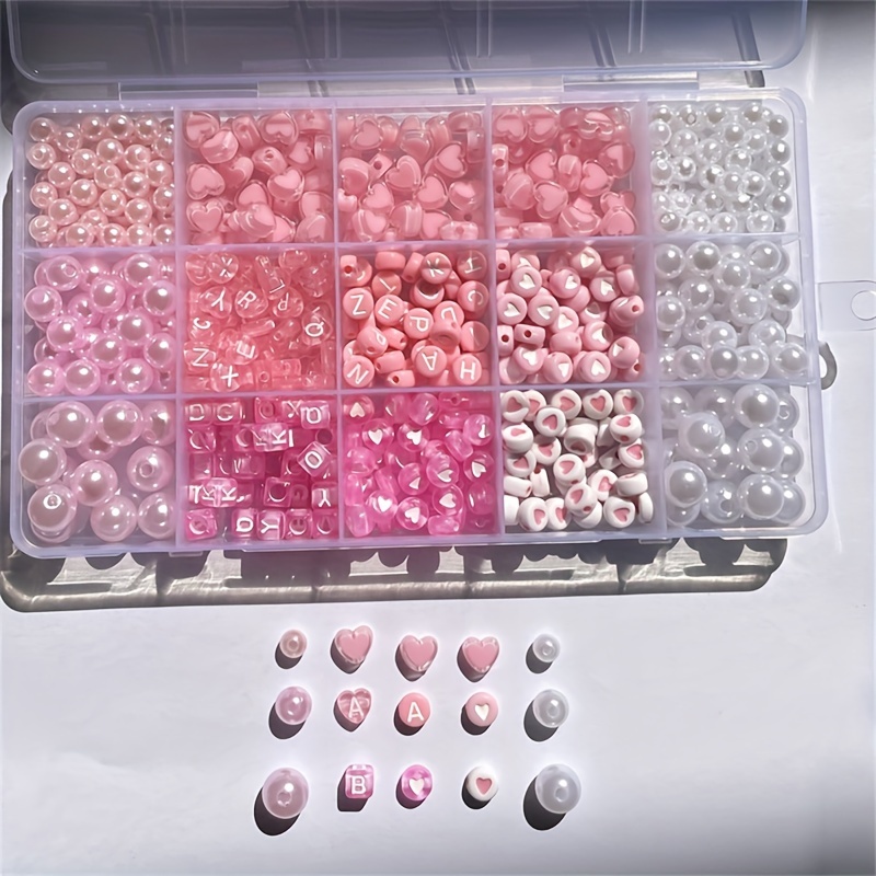 10 parçalı pembe alfabe kutusu - Jewelry Making Online incelemesi ve fiyatı