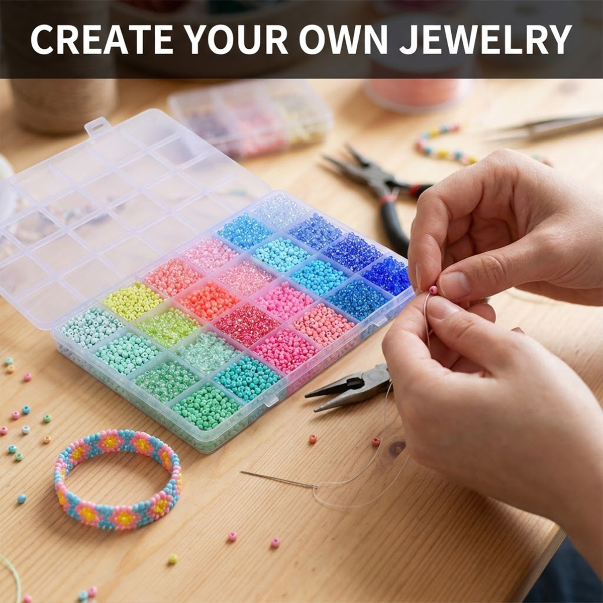 5200 Adet 3mm Cam Kum Boncuk S - Jewelry Making Online incelemesi ve fiyatı