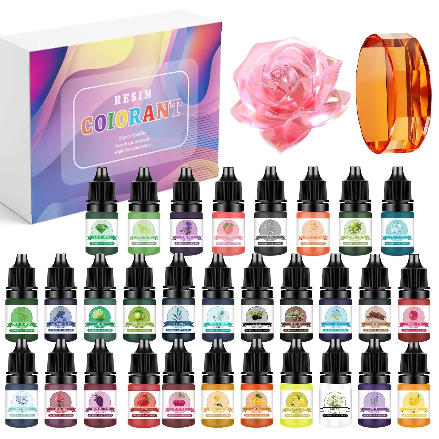 30 Renk 5ml Epoksi Reçine Pigm - Jewelry Making Online incelemesi ve fiyatı