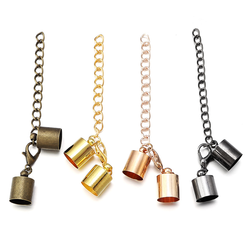 10 takım deri kordon uç kapakl - Jewelry Making School incelemesi ve fiyatı