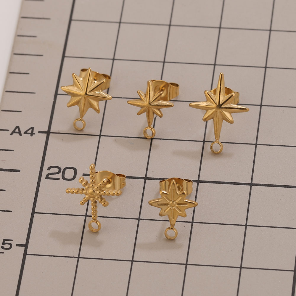 6 adet Paslanmaz Çelik Yıldız  - Jewelry Making Course incelemesi ve fiyatı