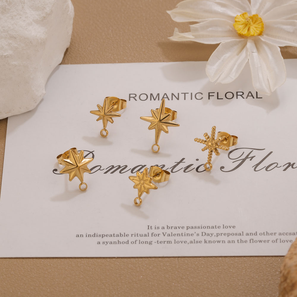 6 adet Paslanmaz Çelik Yıldız  - Jewelry Making Course incelemesi ve fiyatı