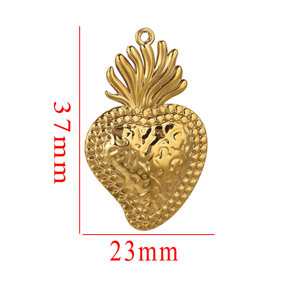 5 adet Paslanmaz Çelik Kalp Gü - Jewelry Making Materials Wholesale incelemesi ve fiyatı