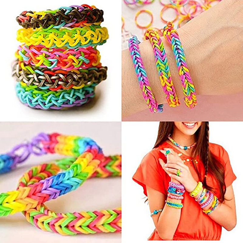 600 adet Renkli Lastik Bant Bi - Jewelry Making Online incelemesi ve fiyatı