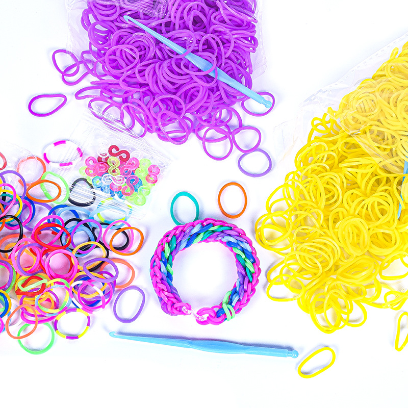 600 adet Renkli Lastik Bant Bi - Jewelry Making Online incelemesi ve fiyatı