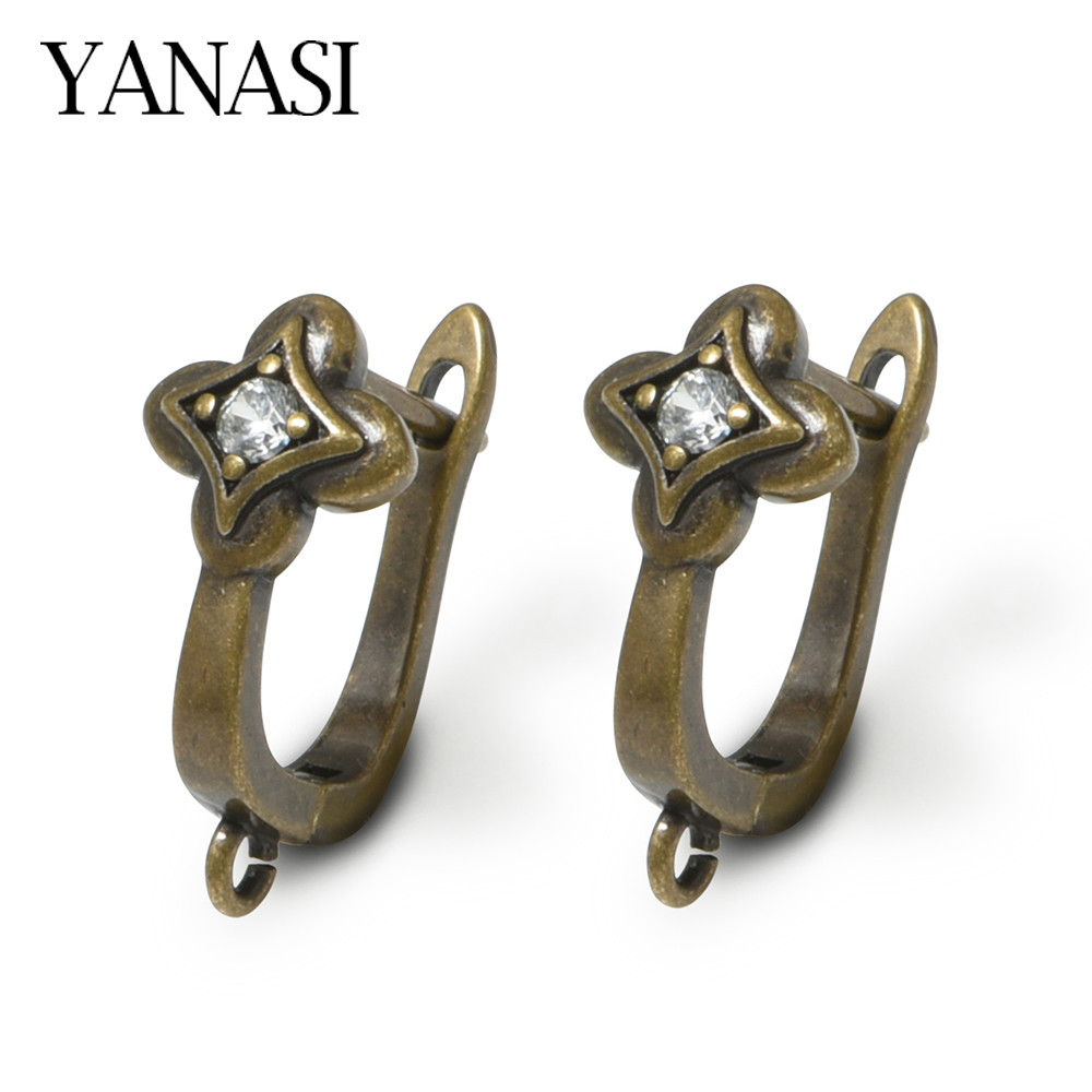 YENI 1 Çift Antik Bronz Pirinç - Jewelry Making Earring Supplies incelemesi ve fiyatı