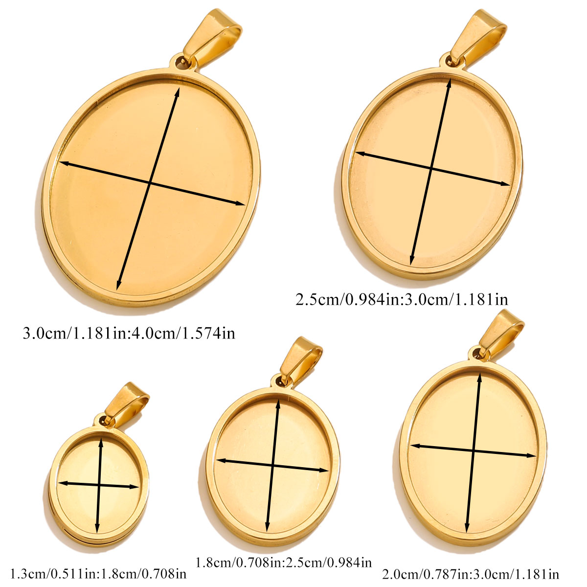 5 adet paslanmaz çelik takılar - Jewelry Making Materials Wholesale incelemesi ve fiyatı