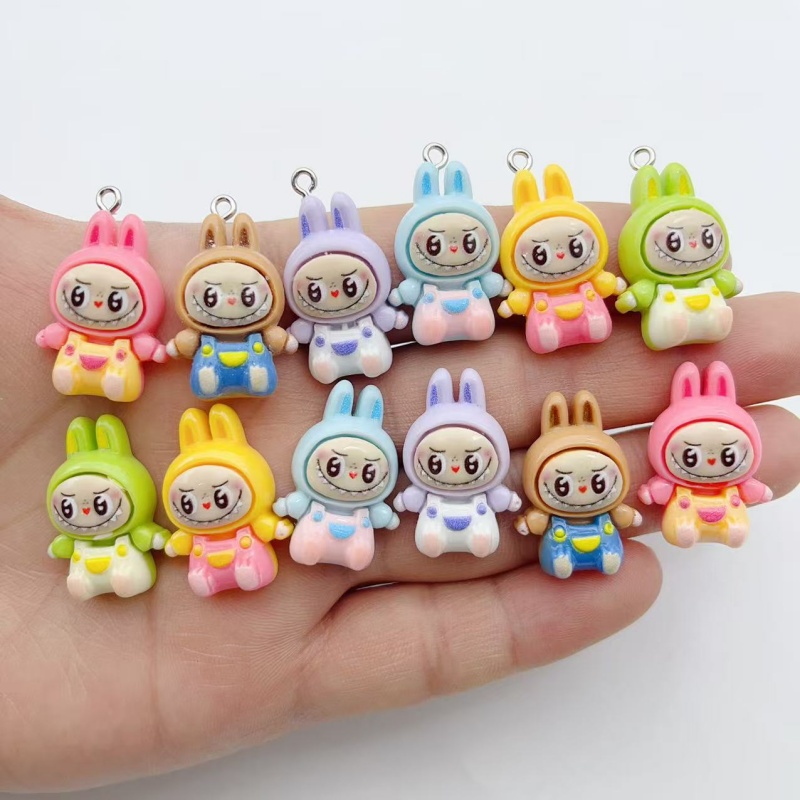 10 adet Kawaii Tavşan Çilek Ev - Jewelry Making Charms incelemesi ve fiyatı
