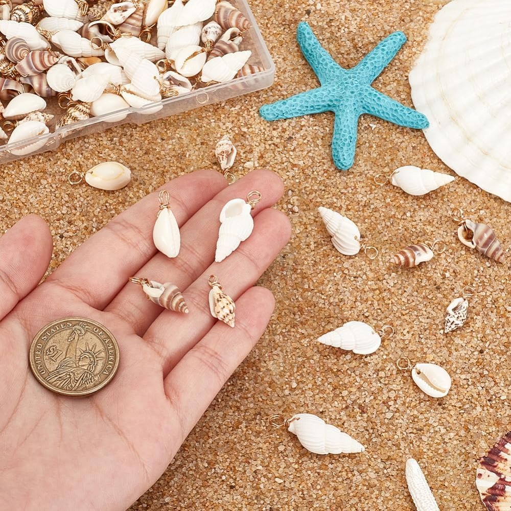 100 adet 4 Stilleri Doğal Kabu - Jewelry Making Online incelemesi ve fiyatı
