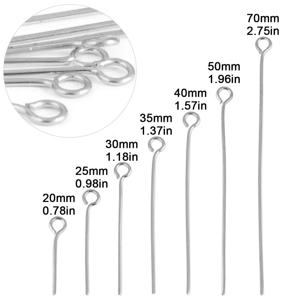 100 adet/grup Paslanmaz Çelik  - Jewelry Making Equipment incelemesi ve fiyatı