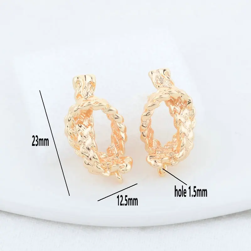 12.5*23MM 14K altın rengi kapl - Jewelry Making Set incelemesi ve fiyatı