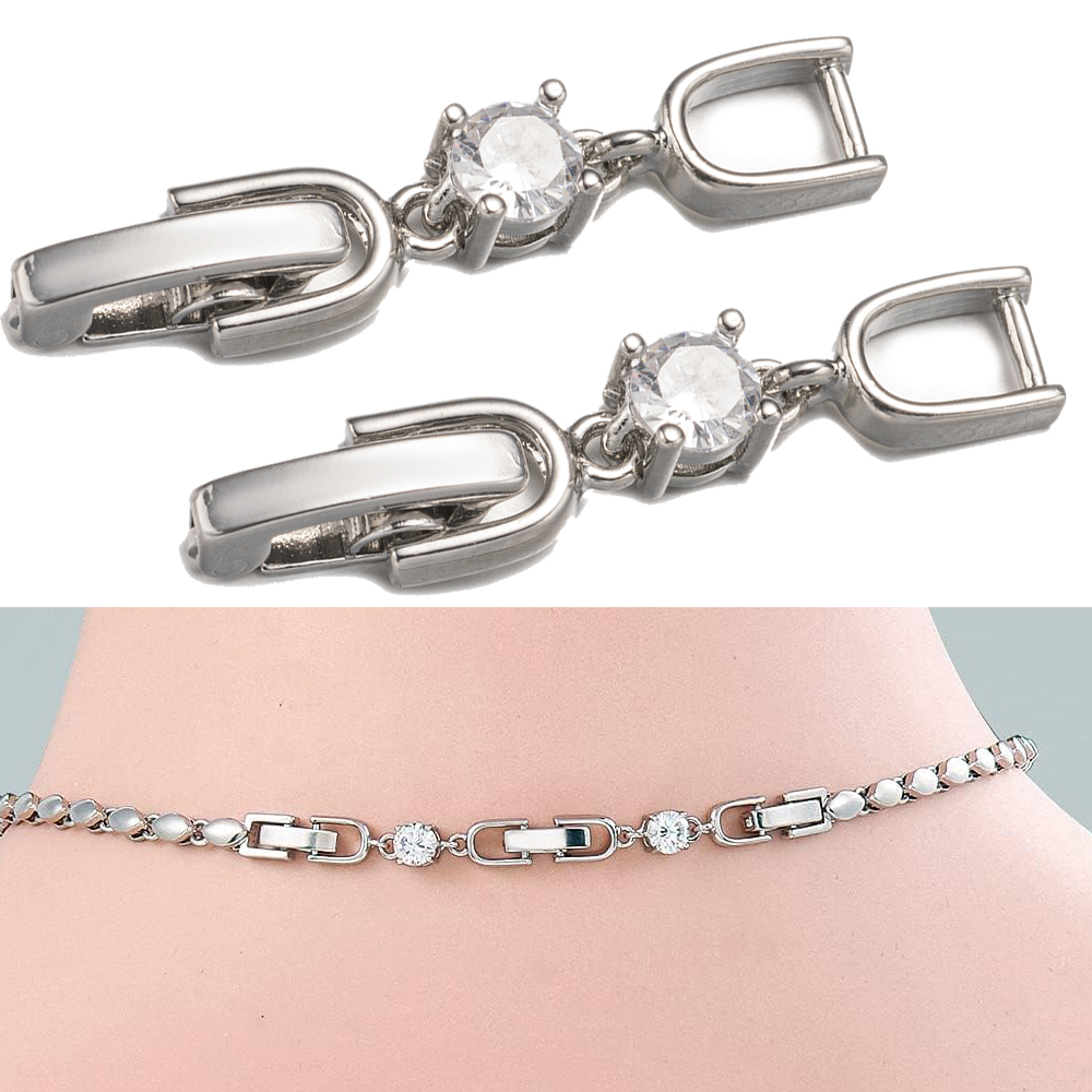 5 adet Beyaz Altın Kaplama Kri - Jewelry Making Set incelemesi ve fiyatı