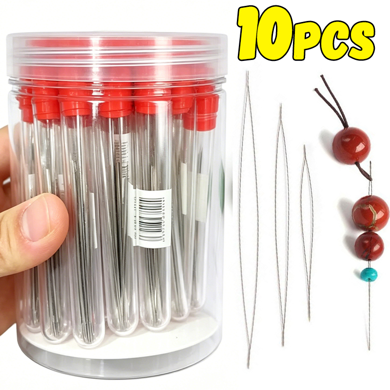 1-10 adet boncuk iğneleri tohu - Jewelry Making Equipment incelemesi ve fiyatı