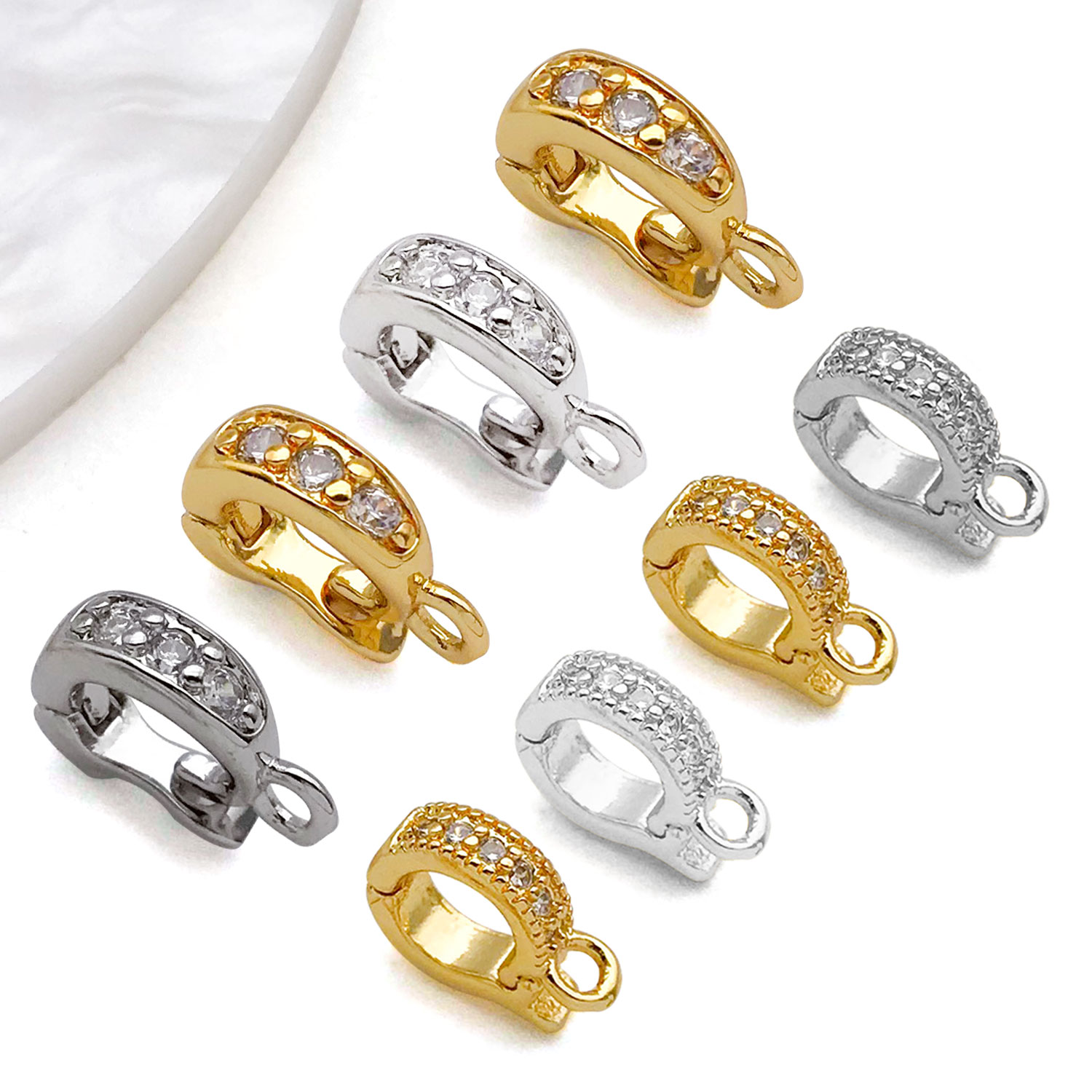 5 adet 18 K Gerçek Altın Kapla - Jewelry Making Charms incelemesi ve fiyatı