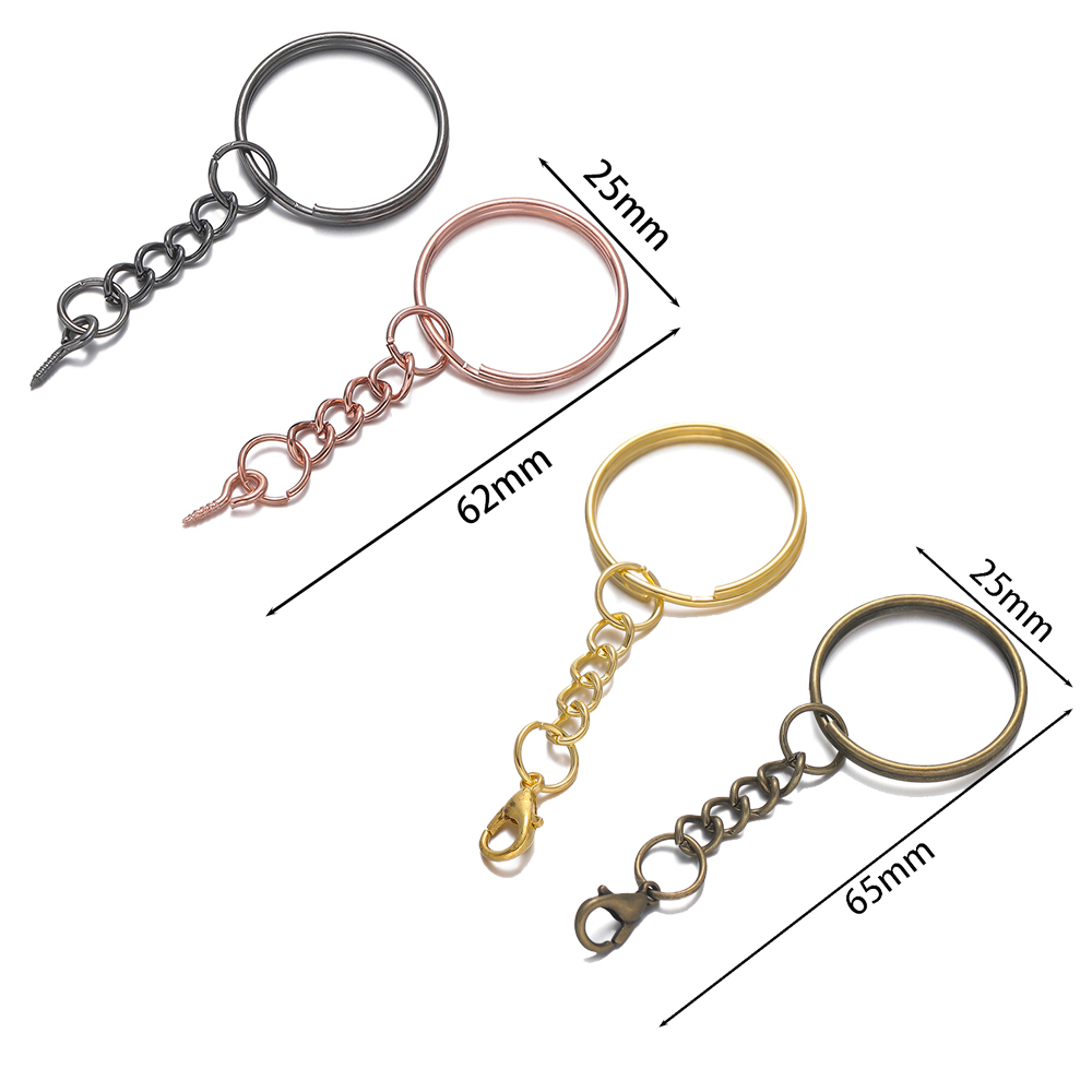 10 adet/grup 25mm vida gözlü i - Jewelry Making Equipment incelemesi ve fiyatı
