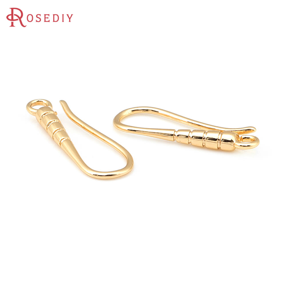 10 adet 19.5x7MM 18K altın ren - Jewelry Making Earring Supplies incelemesi ve fiyatı