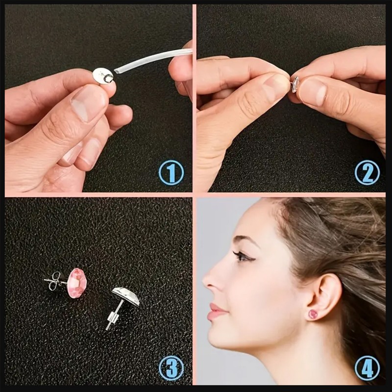 1 takım kutu kulak kancası tek - Jewelry Making Materials Wholesale incelemesi ve fiyatı