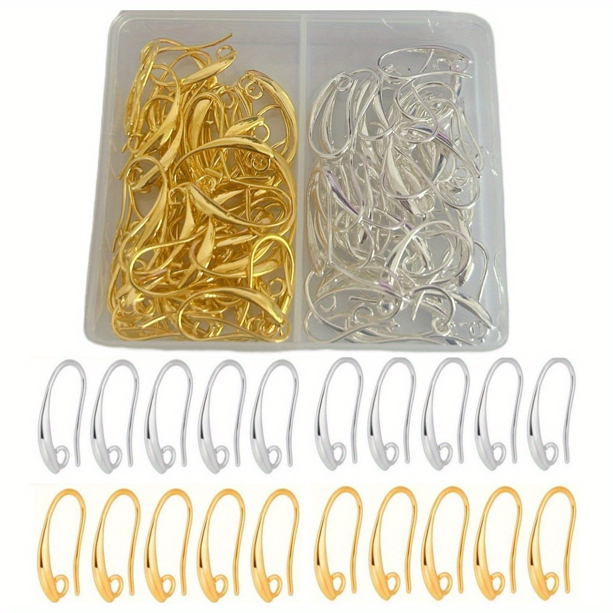 1 kutu altın ve altın karışık  - Jewelry Making Earring Supplies incelemesi ve fiyatı